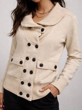 LUCY LOVE - Retro Zip-top and Button jacket